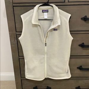 Cream Patagonia vest